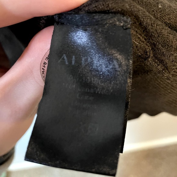 Alpha Studio 100% Wool Brown Knit Sweater Men's Size Medium - Picture 7 of 10